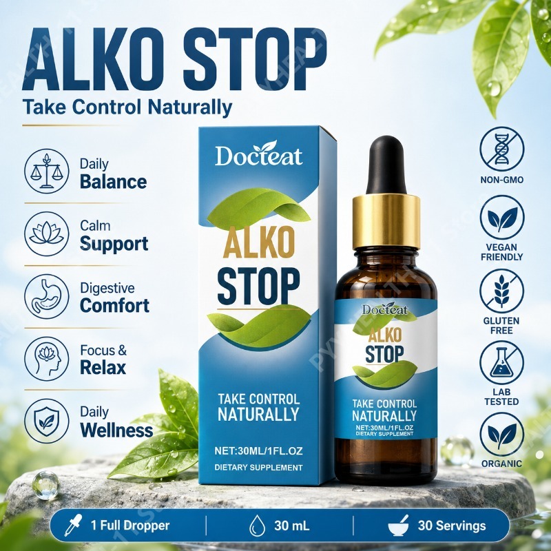 Herbal Wellness Drops - 알로에 베라, 센텔라, 강황, 타임이 함유된