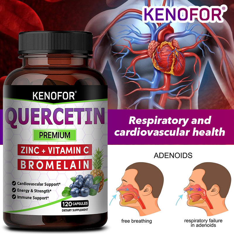 Wellness Quercetin - 브로멜라인, 비타민 C, 아슈와간다, 항산화 성분이