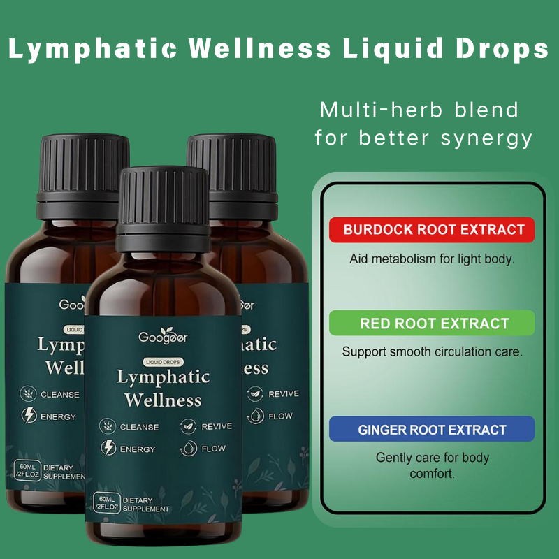 Herbal Wellness Drops - 60ml 림프 지원 액상 드롭스 천연