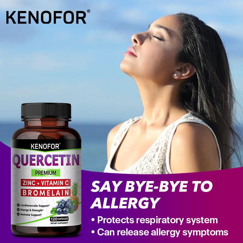 브로멜라인, 아연, 비타민 C가 함유된 퀘르세틴 캡슐, - Wellness Quercetin 리뷰 및 가격