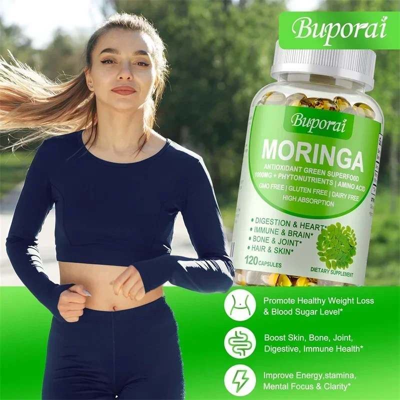 모링가 캡슐 - 신진대사를 촉진하고, 손상된 세포 수리 - Moringa Leaf Powder 리뷰 및 가격