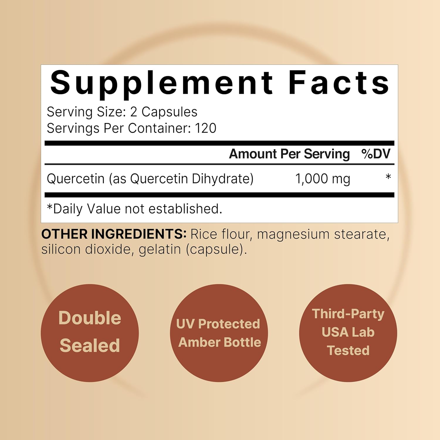 퀘르세틴 채식 캡슐 보충제 120캡슐 (1팩) |    - Wellness Quercetin 리뷰 및 가격