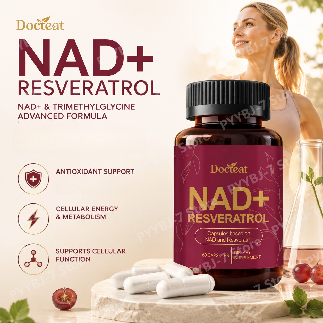 NAD+ 레스베라트롤 보충제 60캡슐 (퀘르세틴, 트리 - Wellness Quercetin 리뷰 및 가격