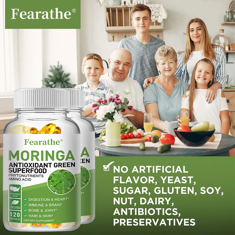 유기농 모링가 1000mg 캡슐, 항산화 보충제, 에너 - Moringa Leaf Powder 리뷰 및 가격