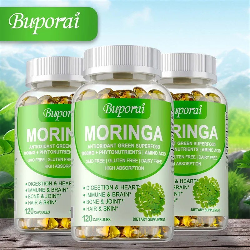 모링가 캡슐 - 면역 체계, 에너지, 신진 대사 지원, - Moringa Leaf Powder 리뷰 및 가격