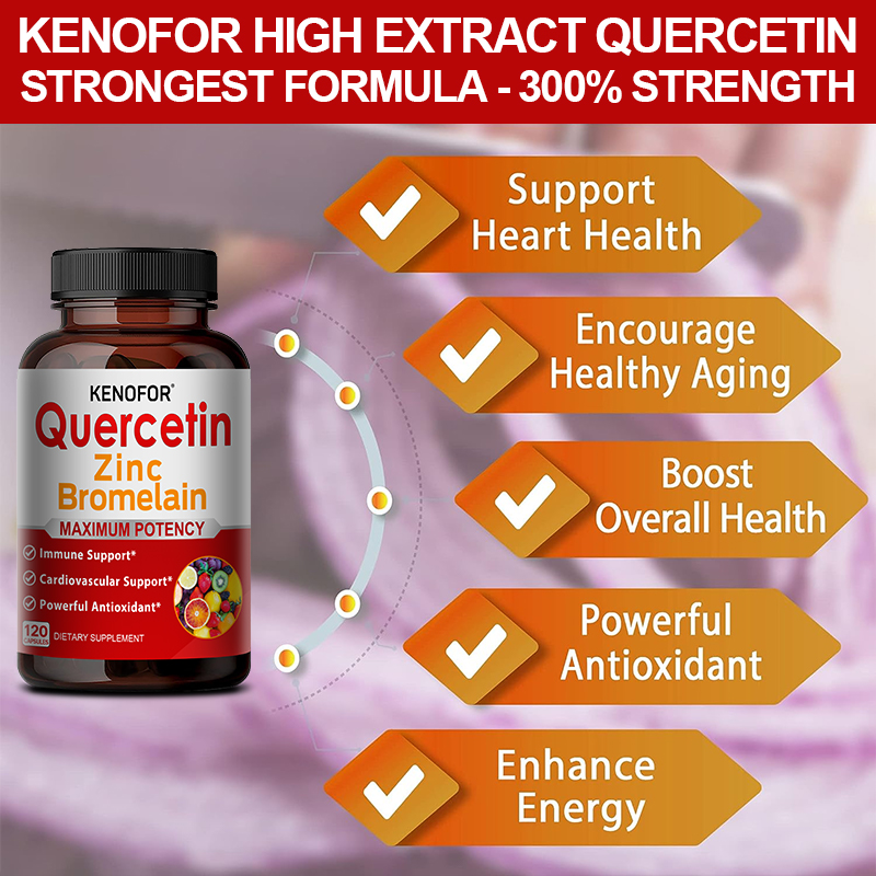 아연 퀘르세틴 브로멜라인 캡슐, 바이오플라보노이드 복합 - Wellness Quercetin 리뷰 및 가격