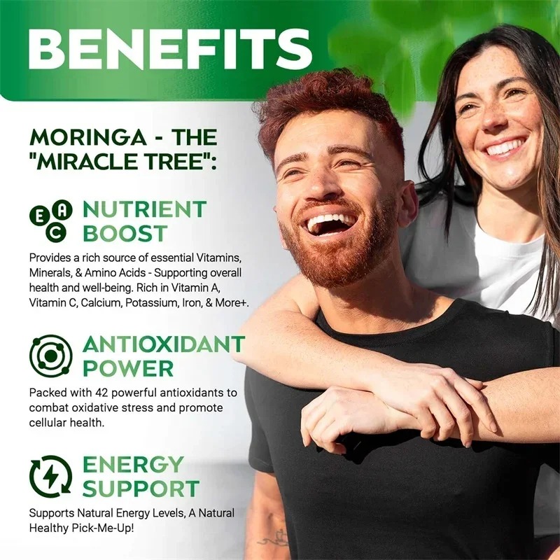 100% 순수 모링가 잎 분말 캡슐, 항염증 보충제,  - Moringa Leaf Powder 리뷰 및 가격