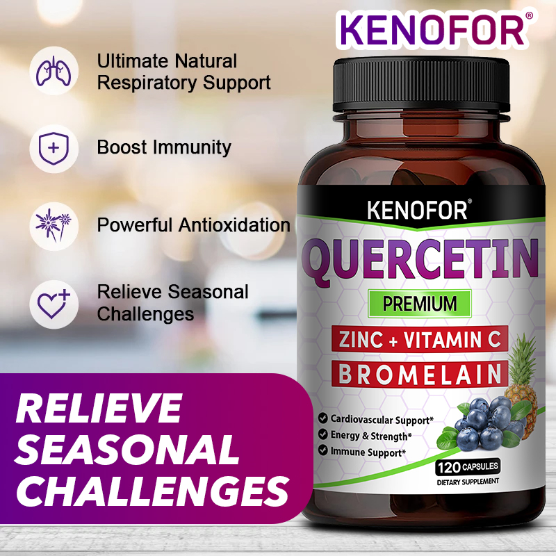 브로멜라인, 비타민 C, 아슈와간다, 항산화 성분이 함 - Wellness Quercetin 리뷰 및 가격