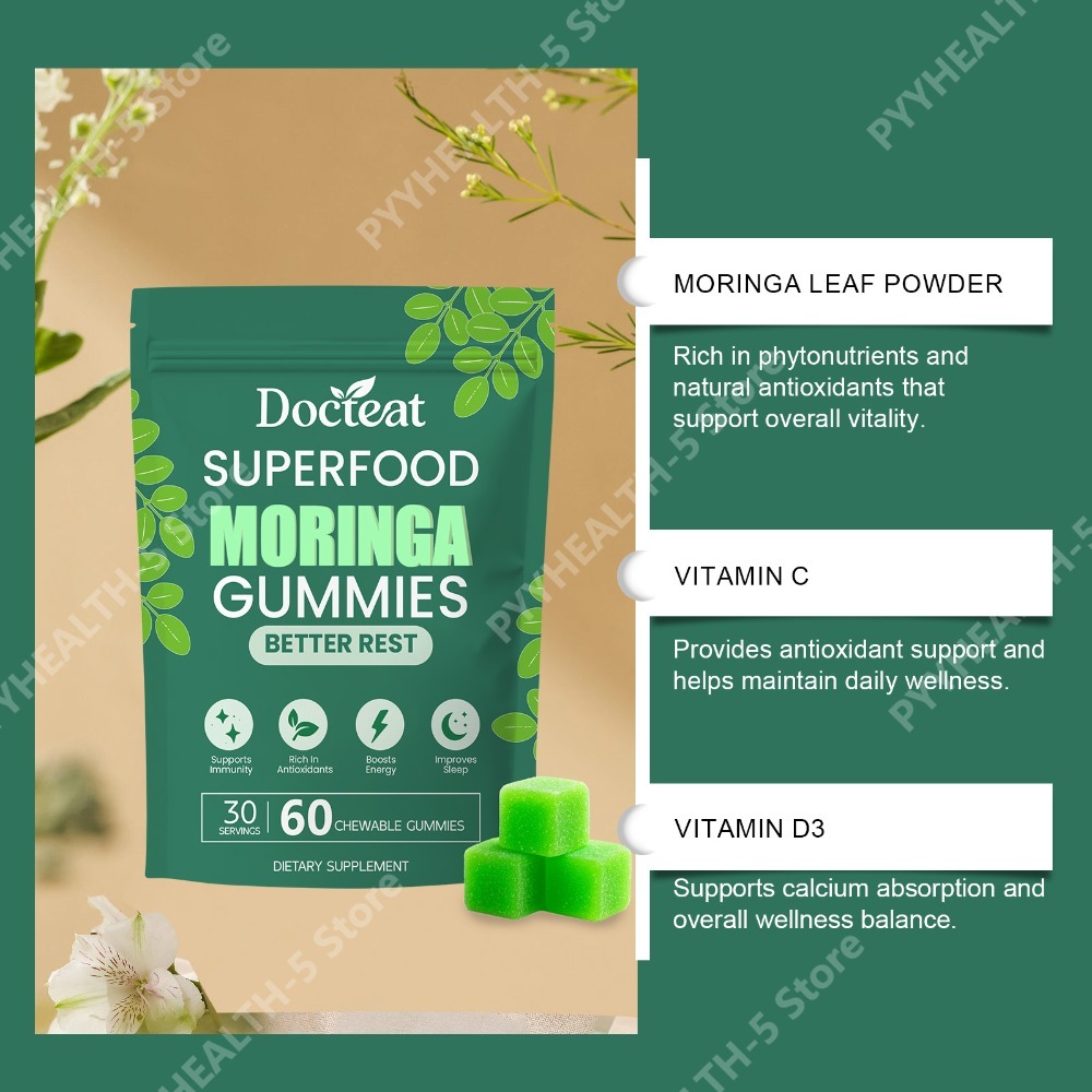 닥터티트 모링가 구미 B12, D3, C, 마그네슘,  - Moringa Leaf Powder 리뷰 및 가격