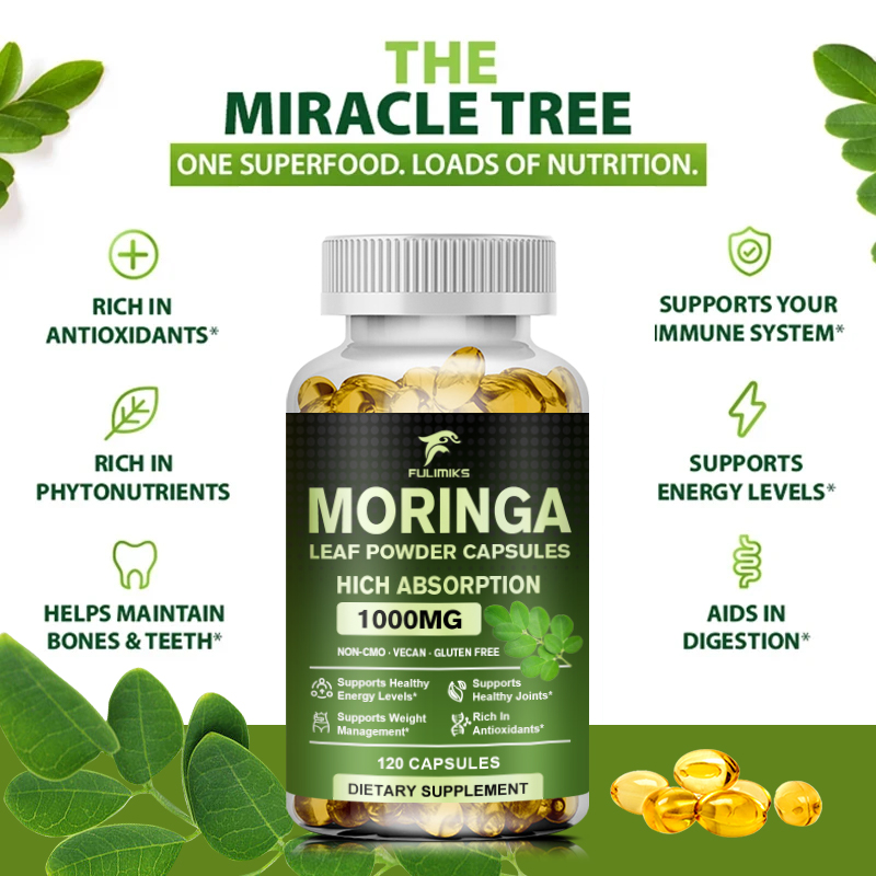 고흡수 모링가 올레이페라 1000mg 캡슐, 면역, 신 - Moringa Leaf Powder 리뷰 및 가격