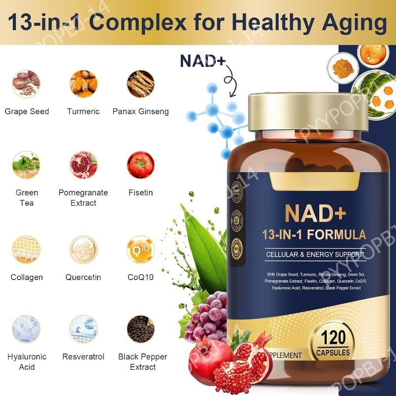 NAD+ 500mg 13-in-1 캡슐 (코큐텐, 레스 - Wellness Quercetin 리뷰 및 가격