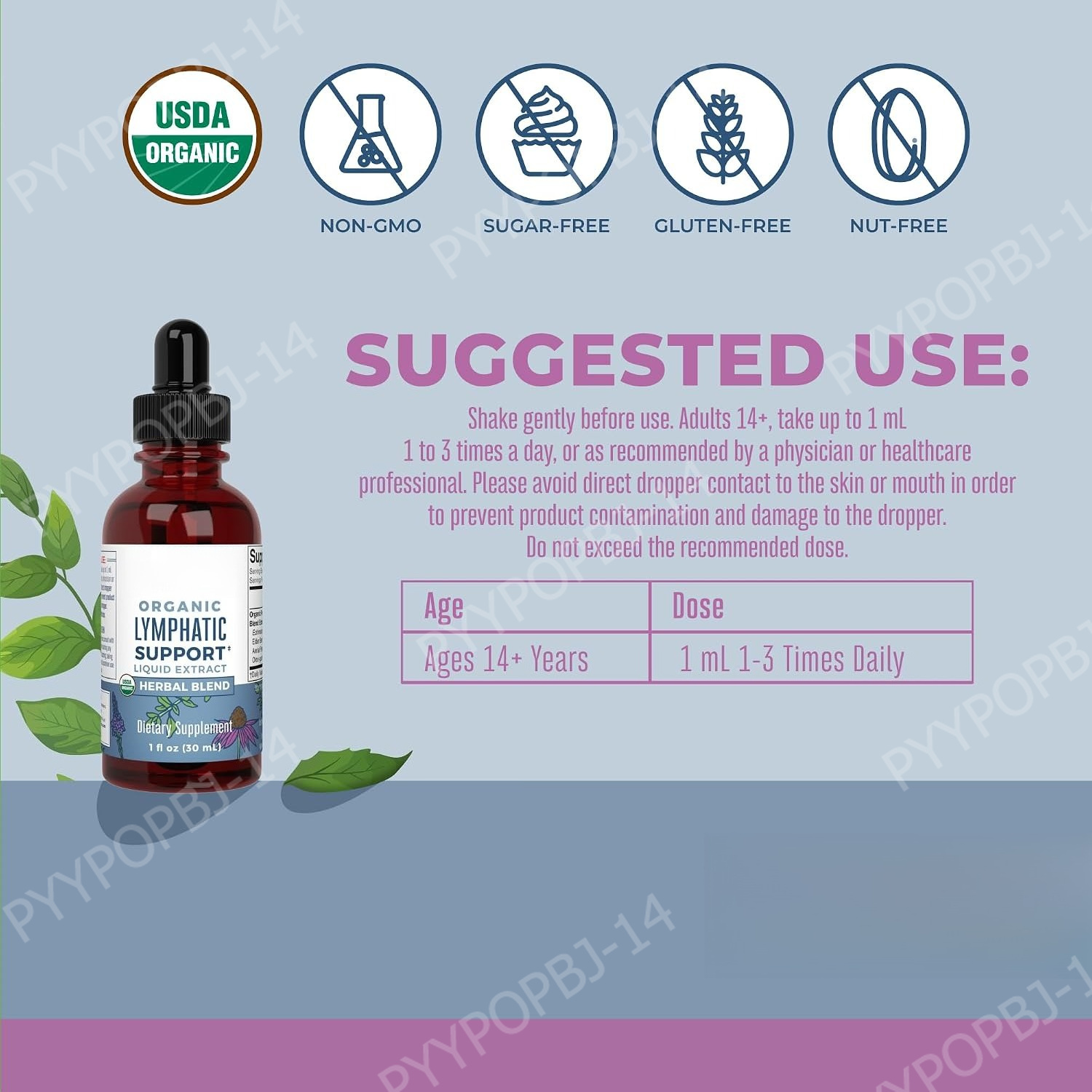 유기농 허브 액상 추출액 에키네시아, 엘더베리, 블루  - Herbal Wellness Drops 리뷰 및 가격